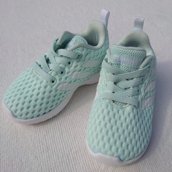 Adidas Lite Racer Baby Toddler Athletic Shoes Size 5K Mint Green NWOT No Tag - Picture 7 of 7